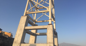 construccion soporte para banda transportadora de piedra